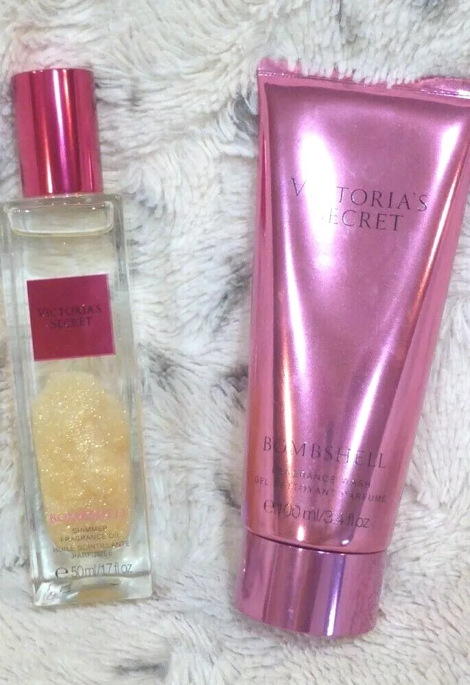 VICTORIA S SECRET BOMBSHELL SHIMMER FRAGRANCE OIL WASH NEW eBay