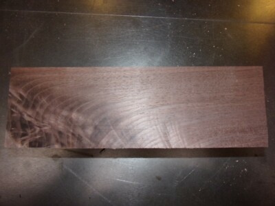 1 PC WALNUT LUMBER WOOD BOARD 1246R CARVING BLOCK 10 1/16''X 3 1/8''X 2 3/8'' FLAT
