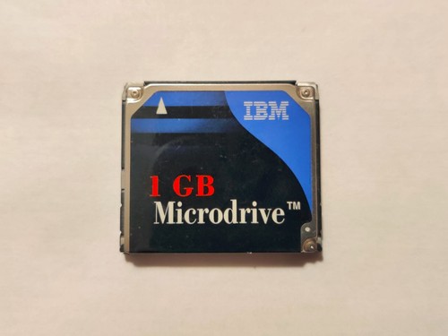 IBM MICRODRIVE 1GB - CF+ Type II DSCM-11000 New - Picture 2 of 2