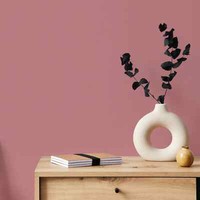 Vliestapete Leinenoptik Textil Struktur Einfarbig Modern Rosa 82467 (3,74€/1Qm)