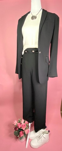 Michael Michael Kors -Elegant Smoking Blazer black Jacket Size L NEW Y2K Wedding - Bild 11 von 16