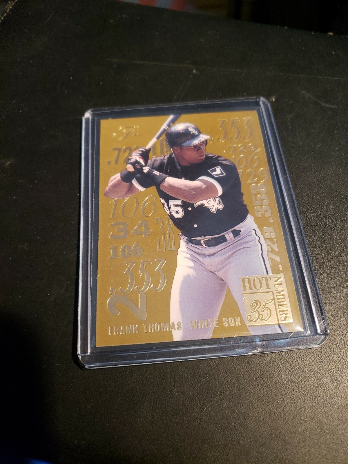 Frank Thomas 1995 Flair Hot Numbers #9 Chicago White Sox HOF