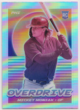2021 Panini Overdrive Prizm #10 Mickey Moniak RC Philadelphia Phillies