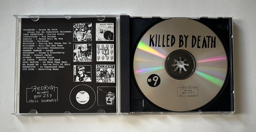 KILLED BY DEATH #9 All American Punk No Foreign Junk Redrum Records CD - NM/VG+ - Picture 3 of 3