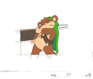 Star Wars: Ewoks Original Production Animation Cel Nelvana b5528