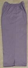Women Elastic Waist Knit Jersey Capri Pants: NWOT-S-M-L-XL-1X-2X-3X