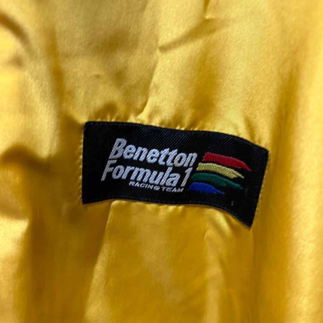 Benetton Formula1 Nylon Jacket Hooded Parka Blouson F1