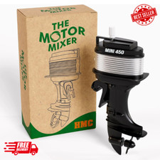 The Motor Mixer by HMC - Novelty Boat Motor Coffee Mixer Wind-Up Outboard Mini B