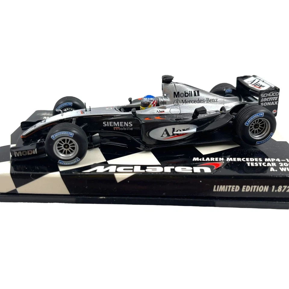 Modellino F1 Minichamps 1/43 McLaren Mercedes MP4-18 Testcar 2003 A.Wurz - Immagine 2 di 4