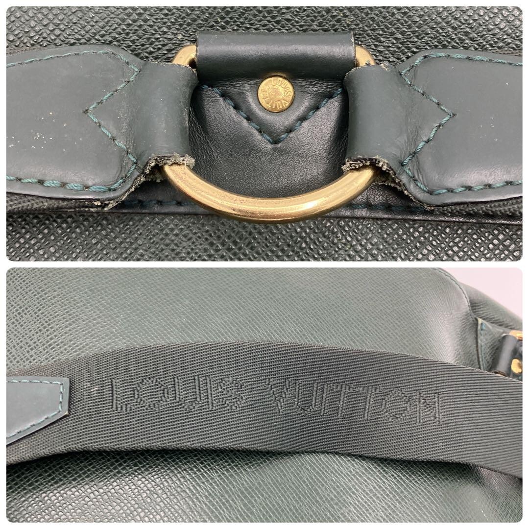 LOUIS VUITTON Taiga Cassiar Backpack Dark Green M30174 Used