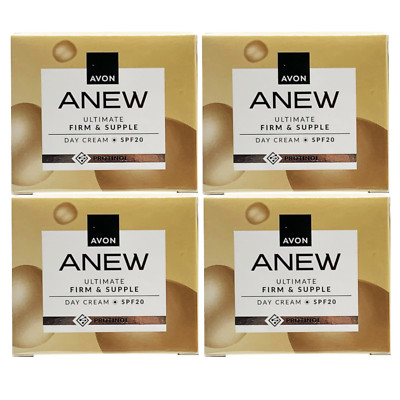 4x AVON Anew Ultimate Firm & Supple Day Cream SPF 20 with Protinol 1.7 fl.oz