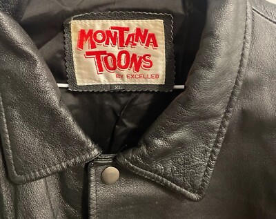 MONTANA TOONS ワールドカップ USA94 レザージャケット　90s Vintage Rare** Montana Toons 1994 World Cup USA Soccer