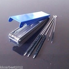 Motorcycle Atv Carburetor Carbon Deposit Jet Cleaning + Brush Tool