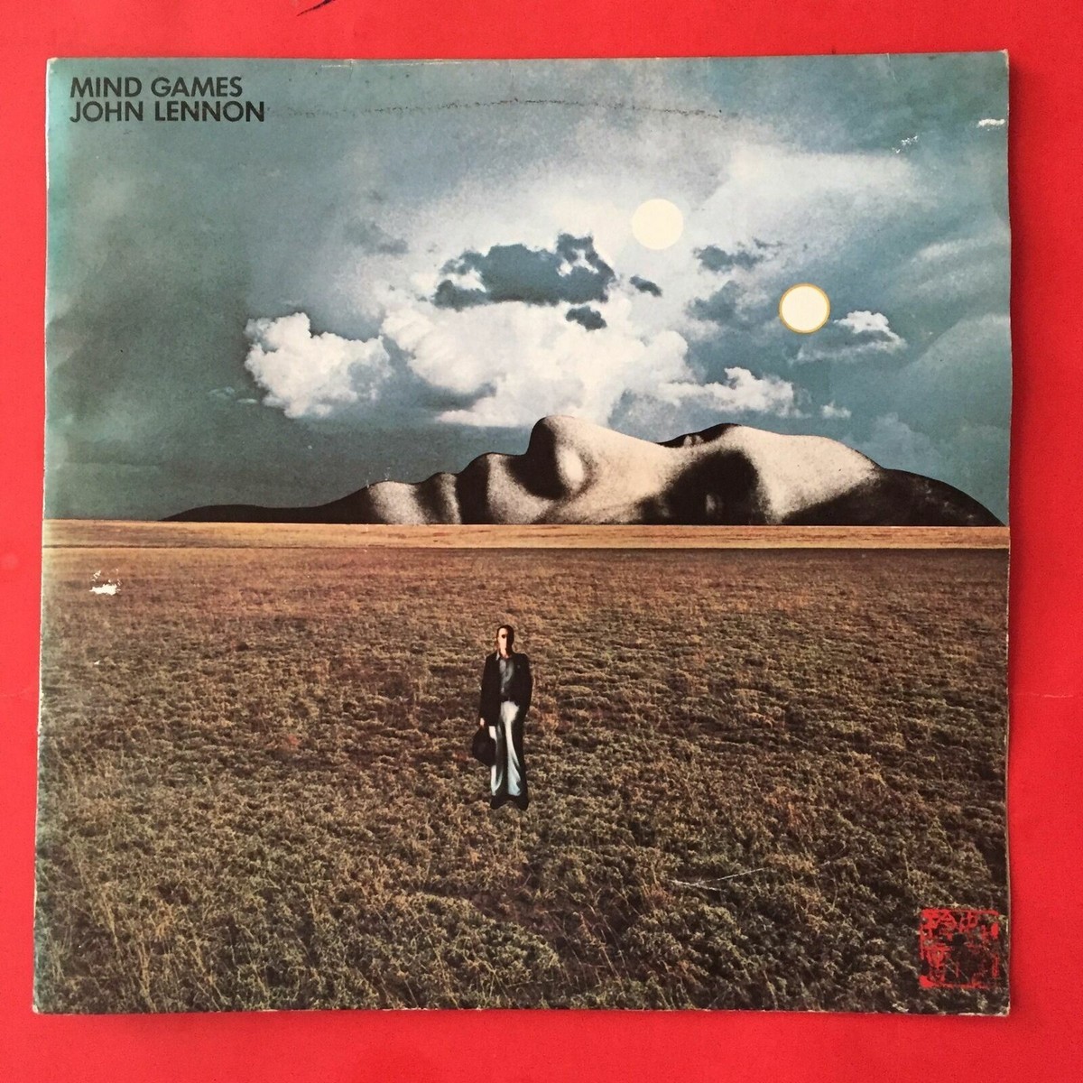 洋楽 john lennon mind games (VERY RARE!!) JOHN LENNON Mind Games PCS 7165 Apple YEX.927 LP Vinyl VG+