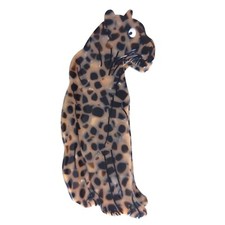 Novelty Cheetah Hair Clip,Acetate Hair Clip,Big Claw Clip for Women,Funny Hai...