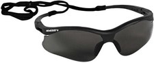  3 PAIR KLEENGUARD NEMESIS SMALL SAFETY GLASSES BLACK FRAME W/SMOKE LENS 38476