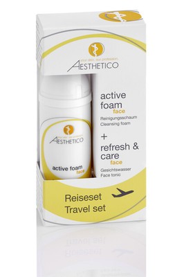 AESTHETICO Reiseset (refresh & care + active foam) 2x50ml