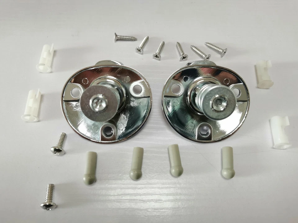 Kit de 14 soportes de soporte para parasol cromados con tornillos puntas de buje cupé parasol Foto 3 de 3