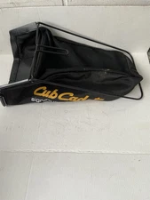 Cub Cadet Grass Bag Catcher Plus Metal Frame Support AGR 764-04082A great Shape.