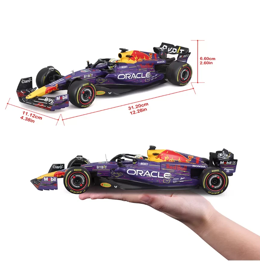 Maisto 1:18 Red Bull Racing RB19 Max Verstappen 2023 Las Vegas GP Diecast Car - Image 2 of 4