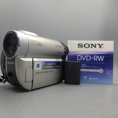 Sony Handycam DCR-DVD150E Handheld DVD Camcorder Silver Tested