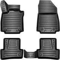 Elmasline 3D Gummimatten Set FüR Renault Captur 2013-2019 FußMatten Hoher Rand