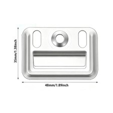 Wall Panel Clips Stainless Steel for PVC Boards 35 mm x 48 mm x 0.33 mm