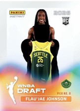2026 Panini Instant WNBA Draft #7 Flau'jae Johnson Seattle Storm RC PRESALE