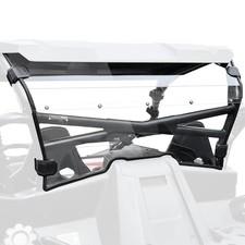 Rear Windshield for CFMOTO ZForce 950 2020-2024, Clear Back Full Windscreen