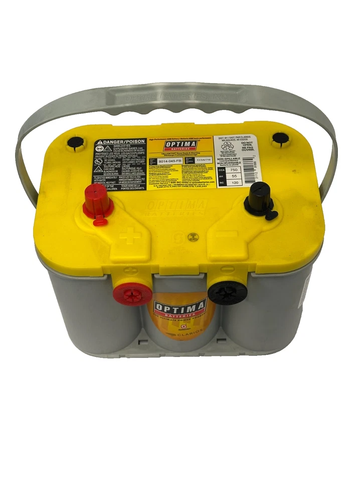 Optima Yellow Top Battery D34/78 - Image 2 of 2