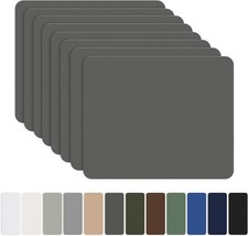 OAZ 8 Pieces 7.87 x 5.9 inch Nylon Repair Nylon-7.87" x 5.9", Dark Gray