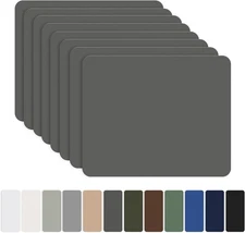 OAZ 8 Pieces 7.87 x 5.9 inch Nylon Repair Nylon-7.87" x 5.9", Dark Gray 