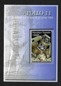 Togo 2019: Apollo 11 Atterrit sur la lune, nuovo di zecca