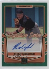 2024 Panini Donruss Signature Series Teal 4/25 Reggie Crawford #SS-RC Auto i6j
