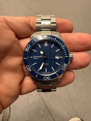 BRAND NEW CHRISTOPHER WARD AUTOMATIC DIVERS WATCH. NEVER WORN