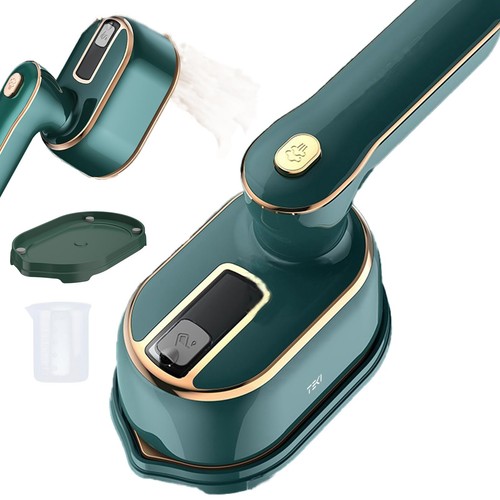 Travel Steamer for Clothes -1000W Small Steam Irons Foldable for Removal, Com...