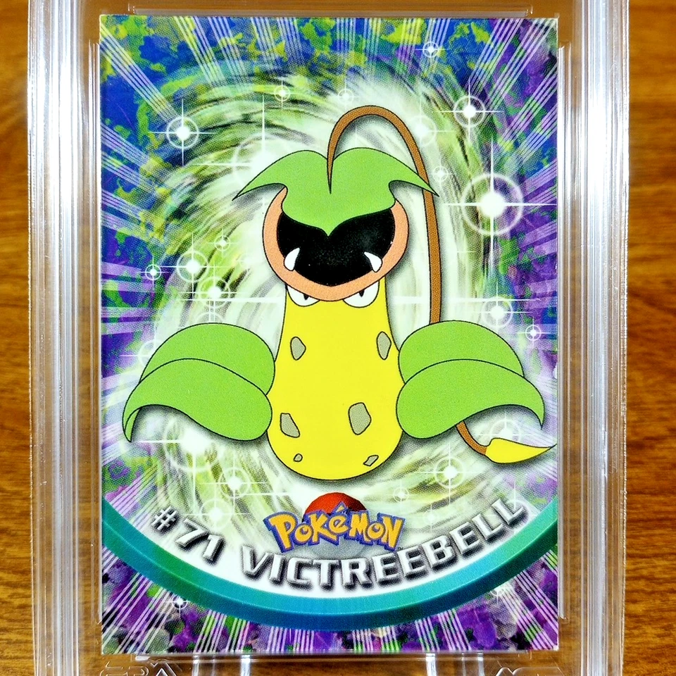 Pokemon Topps T.V. Series 1 Victreebel 71 AGS Mint+ 9.5 1999 TV #71 - Image 2 of 4