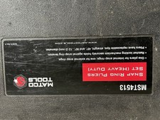 Matco Heavy Duty Snap Ring Plier Set 7 Piece Set. In New Condition