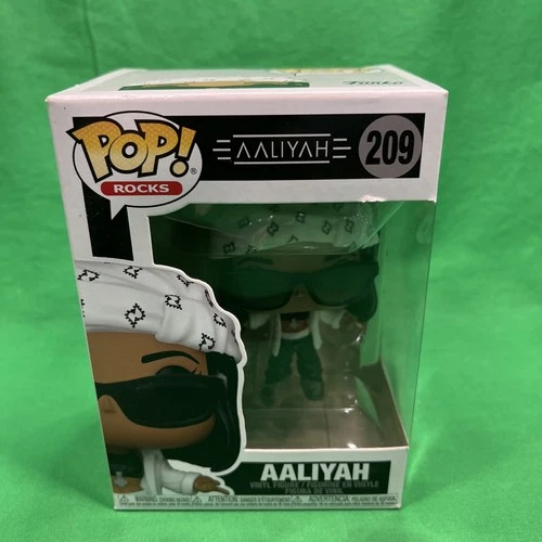 🔥Funko POP! Rocks Aaliyah Vinyl Figure #209 R&B Singer/Songwriter w/Protector