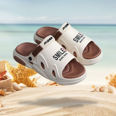 Damen Pantoletten Sandalen bequeme Slipper rutschfest offene Zehenpartie Kissen Hausschuhe