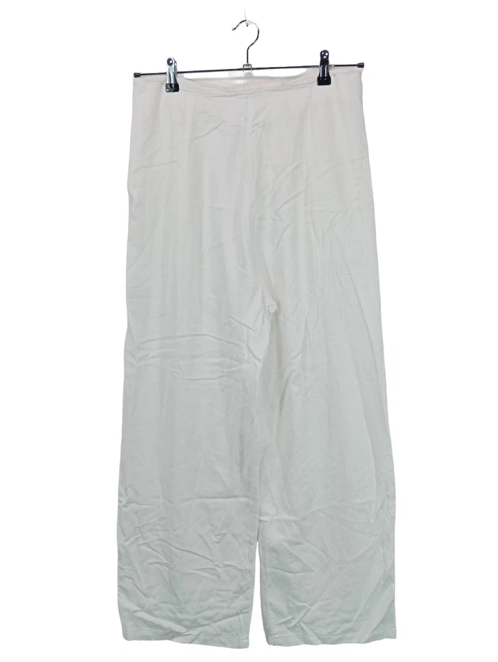 ASOS Pantalón abombado Mujeres Pantalón Talla EU 40 blanco look casual - Imagen 2 de 4