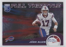 2020 Panini Donruss Elite Full Throttle Purple 34/75 Josh Allen #5 0ll9