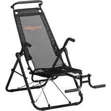 Core and Ab Lounge Workout Chair Fitness System for Muscle Activation Inversion