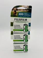 Fujifilm 400 Color Negative Film 35mm 36 Exp Lot of 3 Expired 8/2026