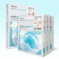 Mediheal Hyper Madecassoside Gel Mask 4 Sheets Soothing Hydrating Face Mask