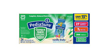 PediaSure Grow and Gain Nutritional Shake with Fiber for Kids, Vanilla, 8 fl. 24