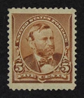 CKStamps: US Stamps Collection Scott#223 5c Grant Mint H OG