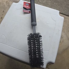 4ct. Expert Grill Nylon 3-Head Grill Brush, Outer Heads Pivot Great X-mas Gift