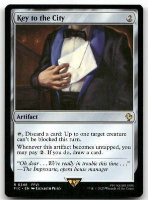 Key to the City #348 (NM) Final Fantasy FIC Magic MTG