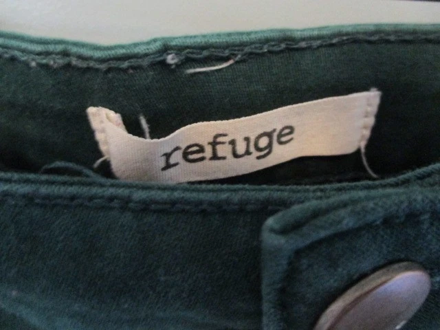 JEANS VERDE REFUGIO PIERNA RECTA, TALLA 12 Foto 2 de 3